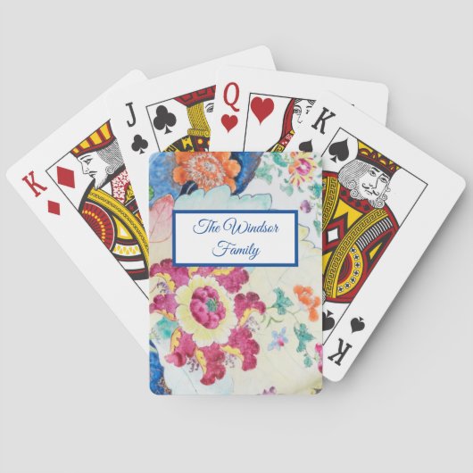 vintage Tobacco Leaf fancy Playing Cards Spielkarten (Rückseite)