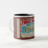 VINTAGE TOBACCO TIN-Tasse 1900ER Zweifarbige Tasse (Vorderseite Links)