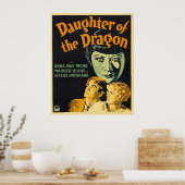 Vintage Tochter des Dragon Hollywood-Films Poster (Küche)