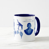 Vintage-Todesräder Tasse (VorderseiteRechts)