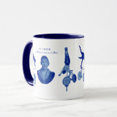 Vintage-Todesräder Tasse (Vorderseite Links)