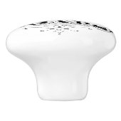 Vintage Toilettenspülung Waschbecken Badezimmer Keramikknauf (Seitenansicht)