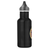 Vintage-Tolle-Hut-Totenkopf Trinkflasche (Links)