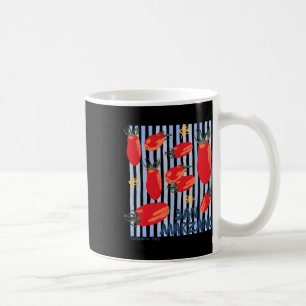 Vintage Tomate Italienischer Markt Tomatenmädchen Kaffeetasse