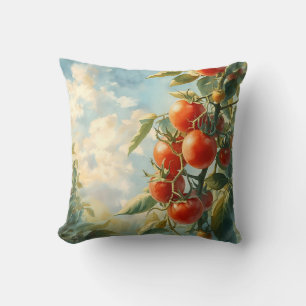 Vintage Tomaten auf einem Reben Kissen