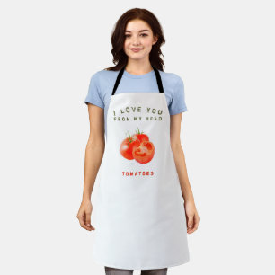 Vintage-Tomaten-Zitat-Design - Schürze