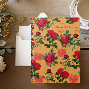 Vintage Tomatenmuster Notizblock
