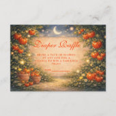 Vintage Tomato Garden Diapper Raffle Begleitkarte (Vorderseite)