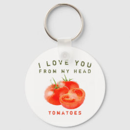 Vintage Tomato Quote Design - Schlüsselanhänger
