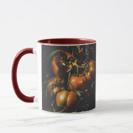Vintage Tomato Rustic Farmhouse Moody Botanical Tasse