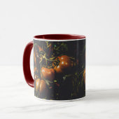 Vintage Tomato Rustic Farmhouse Moody Botanical Tasse (Vorderseite Links)