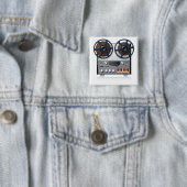 Vintage Tonbandgerät Audiophile Button (Beispiel)