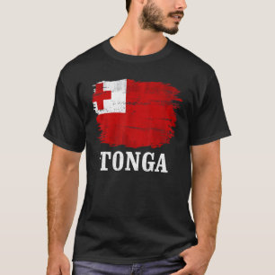 Vintage Tonga-Flagge für Tongan T-Shirt