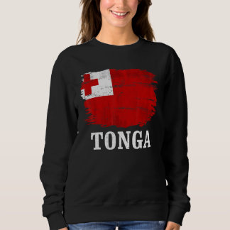 Vintage-Tonga-Flagge für Tonganer Sweatshirt