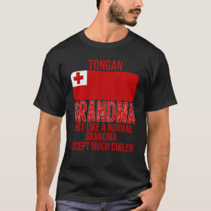Vintage Tongan-Oma-Tonga-Flagge für Mutter am S-T T-Shirt