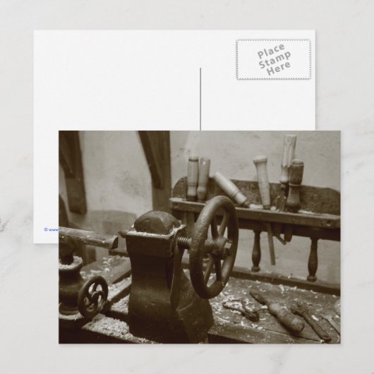 Vintage Tools Postkarte (Vorne/Hinten)