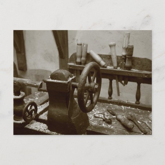 Vintage Tools Postkarte (Vorderseite)