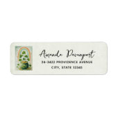 Vintage-Topf mit Gold und Regenbogen-Adresse (Vorne)