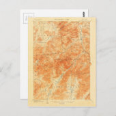 Vintage topografische Karte Monte Marcy New York (Vorne/Hinten)