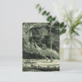 Vintage Tornado Postkarte (Stehend Vorderseite)