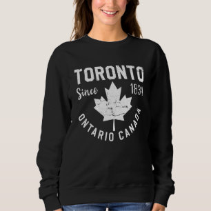 Vintage Toronto Ontario 1834 Kanada Kanadischer Ah Sweatshirt