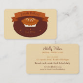 Vintage Torten-Bäckerei Visitenkarte (Vorne/Hinten)