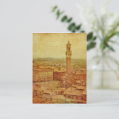 Vintage Toskana, mittelalterliches Siena Postkarte (Stehend Vorderseite)