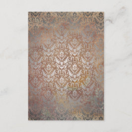 Vintage toskanische Damaskus Elegante RSVP-Karten RSVP Karte