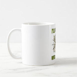 Vintage-Totenkopf-Spinne Lustiges Halloween-T-Shir Kaffeetasse