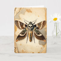 Vintage Totenkopfschwärmer Entomologie Kunst