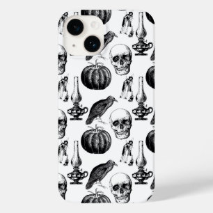 Vintage-Totenschädel- und Hexen-Handyhülle Case-Mate iPhone 14 Hülle