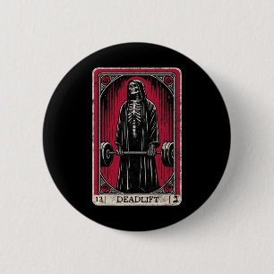 Vintage-Totlast-Halloween-Gym-Witze Gewicht Button