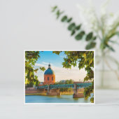 Vintage Toulouse Frankreich Tourismus Retro Postkarte (Stehend Vorderseite)