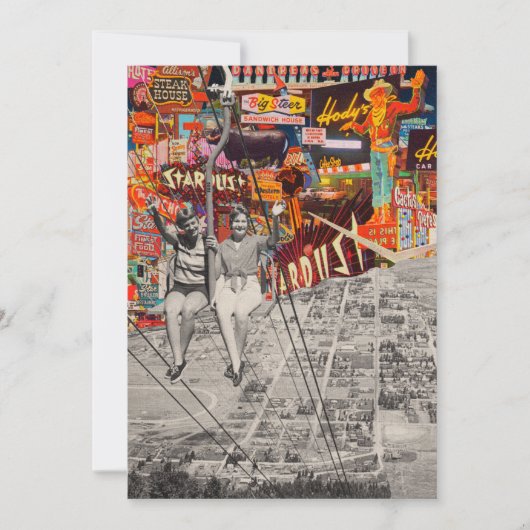 Vintage Tour Einladung (Vorderseite)