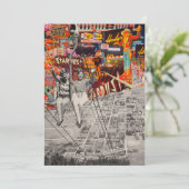 Vintage Tour Einladung (Stehend Vorderseite)