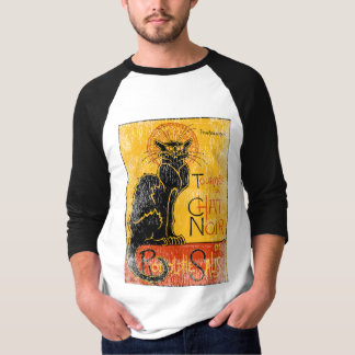 Vintage Tournee du Chat Noir Schwarze Katze Hallow T-Shirt