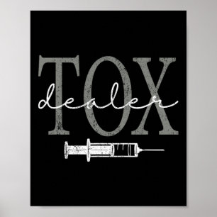 Vintage-Tox-Händler Ästhetik-Krankenschwester Inje Poster