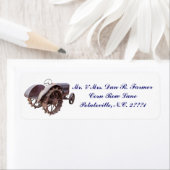 VINTAGE TRACTOR-RÜCKSENDEADRESSEN-AUFKLEBER (Insitu)