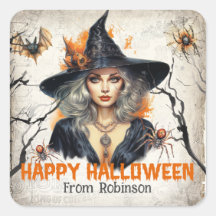 Vintage Tradition Wasserfarbe sexy schlechte Hexe