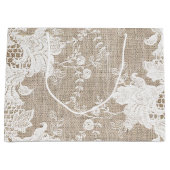 Vintage traditionelle rustikale Landstriche und Sp Große Geschenktüte (Vorderseite)