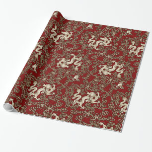 Vintage traditioneller japanischer Papierdruck Geschenkpapier