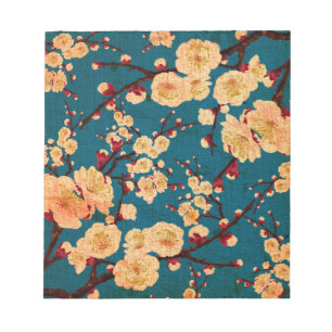 Vintage traditioneller japanischer Papierdruck Notizblock