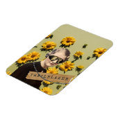 Vintage Trailblazer Daisies Kitsch Magnet (Linke Seite)