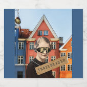 Vintage Trailblazer Kitsch Alterte Kunst Alkoholflaschenetikett (Einzelnes Label)