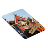 Vintage Trailblazer Kitsch Alterte Kunst Magnet (Rechte Seite)