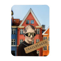 Vintage Trailblazer Kitsch Alterte Kunst