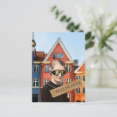 Vintage Trailblazer Kitschy Postkarte (Stehend Vorderseite)