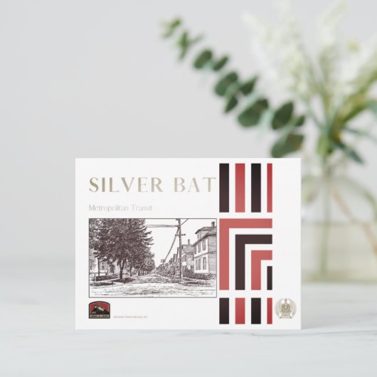 Vintage train postcard postkarte (Stehend Vorderseite)