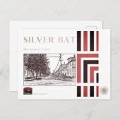 Vintage train postcard postkarte (Vorne/Hinten)