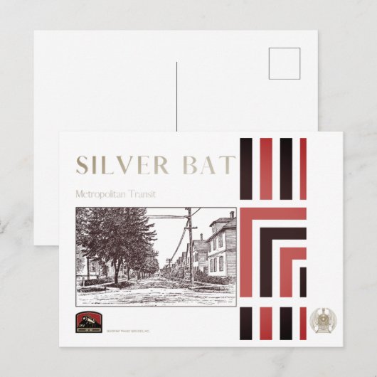 Vintage train postcard postkarte (Vorne/Hinten)